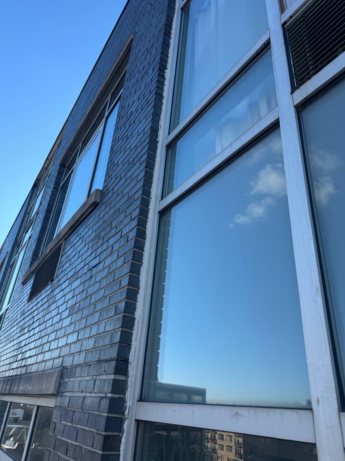 Window Facade Sealing Using Boom Lift – NYC